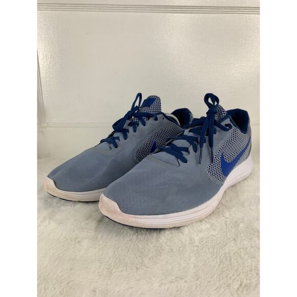 Nike Revolution 3 Men’s Running Trainers – Active Blue, Size 12 - Picture 1 of 8